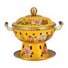 Cloisonné Thickened Pure Copper Mini Hot Pot