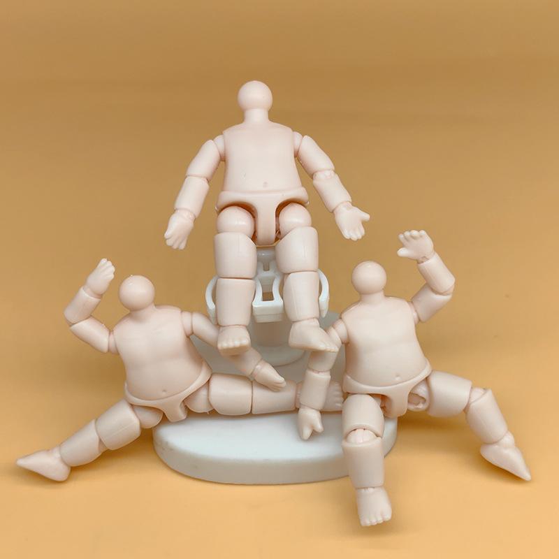 1Pcs 4 Inch Anime Doll Princess Accessories Mini Doll Or Body Replacement Part 6.3Cm Height Body With Muti Joints