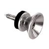 10Pcs Guitar Strap Locks Buttons with Mounting Screws and Washers Metal Guitar Strap Buttons Lock Security Straplocks