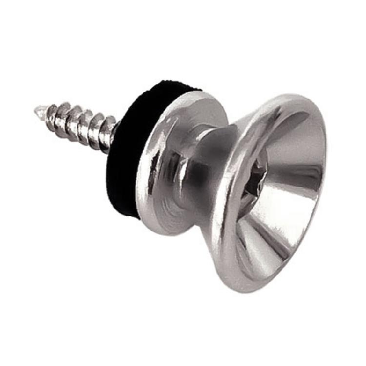 10Pcs Guitar Strap Locks Buttons with Mounting Screws and Washers Metal Guitar Strap Buttons Lock Security Straplocks