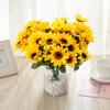 Yuhua Sunflower Silk Flower Decoration for Kindergarten and Office Display