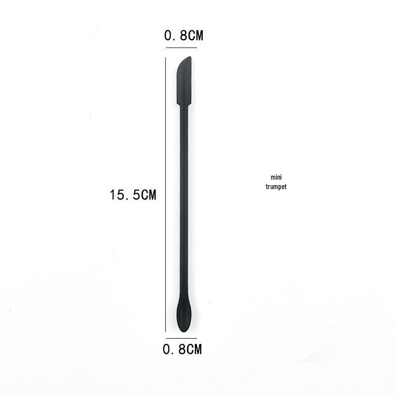 3-Piece Silicone Double-Headed Mini Spatula Set: Cosmetic Digging Tools & Sauce Spreader