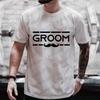Team Future Groom Squad T-Shirt Friends Bachelor Stag Party Tshirt Groomsman Blouses Male Wedding Engagement Party Tees EVG Tops