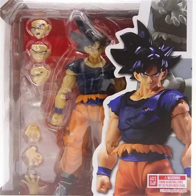 IN STOCK  HOT New Dragon Ball Super Son Goku Action Figure Migatte No Goku Kizashi Movable Joint Collectible Model Doll Gift