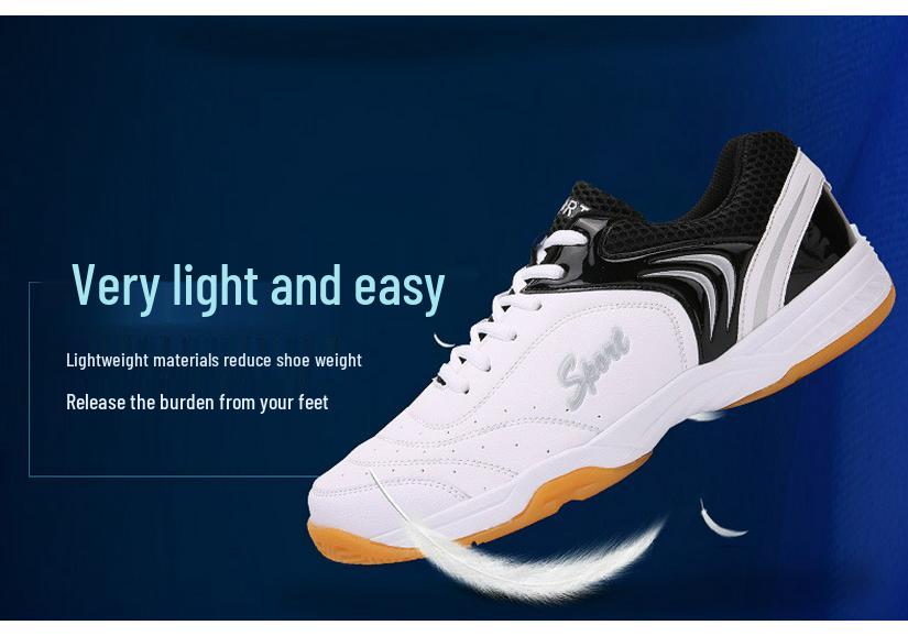 Plus Size Outdoor & Casual Sports Shoes for Men & Women - Lightweight Badminton & Table Tennis Shoes