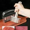 Edelstahl Fleischzartmacher Nadel Professioneller Kochfleischhammer Nadel Küche zum Zartmachen von Rind- und Schweinekoteletts Werkzeug