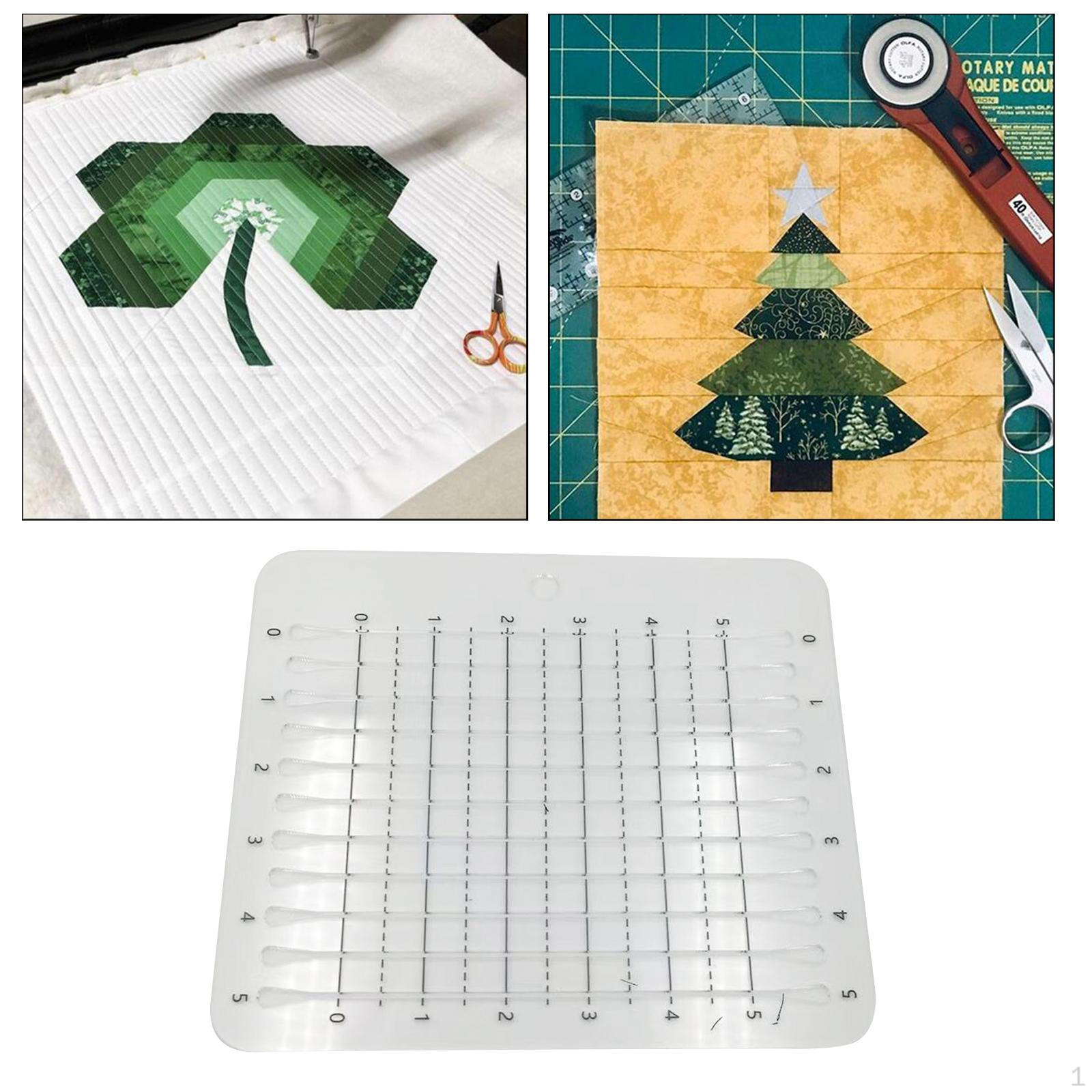 

Акриловая линейка для пэчворка, линейки для квилтинга, измерения и раскроя, шаблоны для шитья 203x178x2.5mm