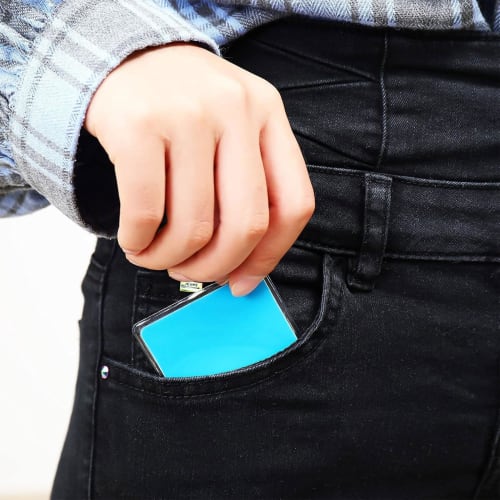 FUYUERO Hard Card Case, B8, Top Loader, Clear Card Case, Card Loader, Card Holder, Scratch-Resistant, Storage, PVC Material, Double-Sided Transparent