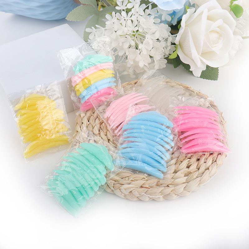 Solroskant Silikonfransböjningskuddar - 5 Par