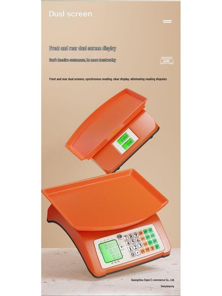 Commercial Kitchen Weighing Scale for Produce and Fruit