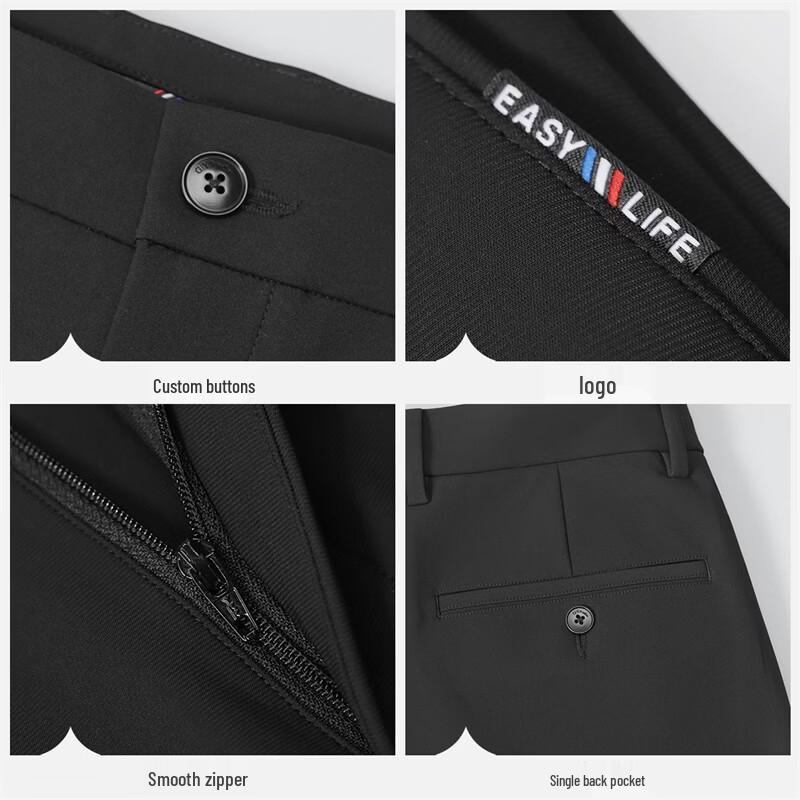 Goldlion Men's Straight-Leg Casual Business Pants