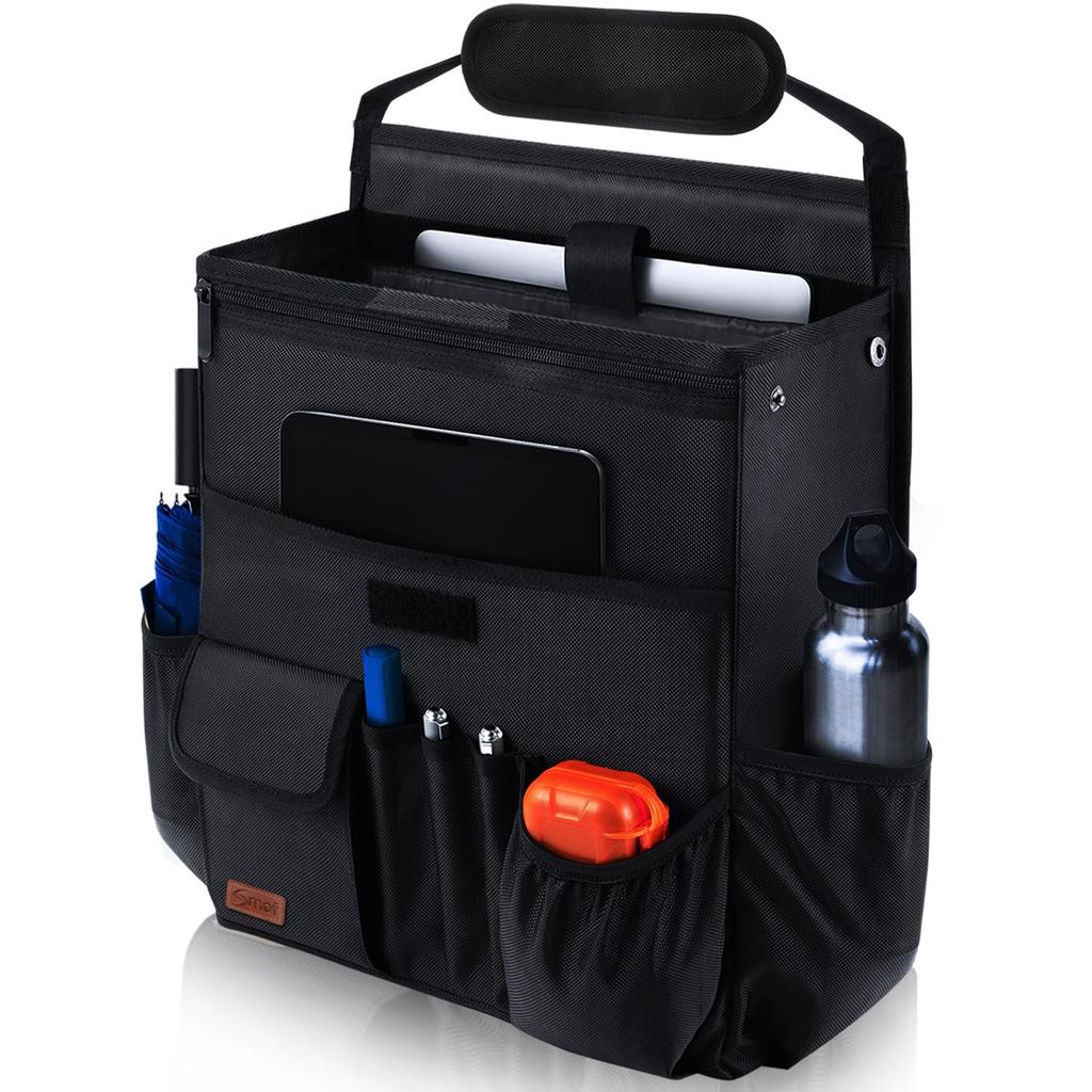 Smof Car Storage Improved Front and Rear Passenger Multiple Easy To Carry Pocket, Design, Seat, Water-Repellent, Pockets,