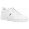 Polo Ralph Lauren Leather Low Top Lace Up Fashion Sneakers Unisex Sneakers White 809891791009