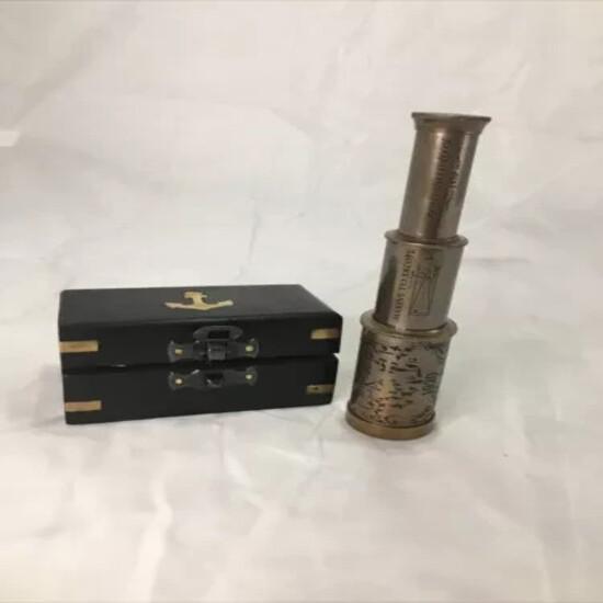 

Морской Морской Антикварный Винтажный Латунный Пиратский Подзорная Труба Телескоп M аэро