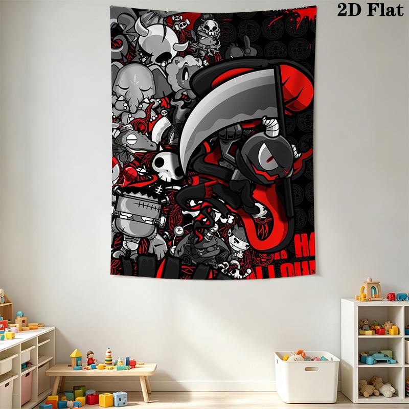 DADA The Death Taker Pattern Home Decor Tapestry, Wall Hanging, Decorative RV Wall Cloth.XGT0914126