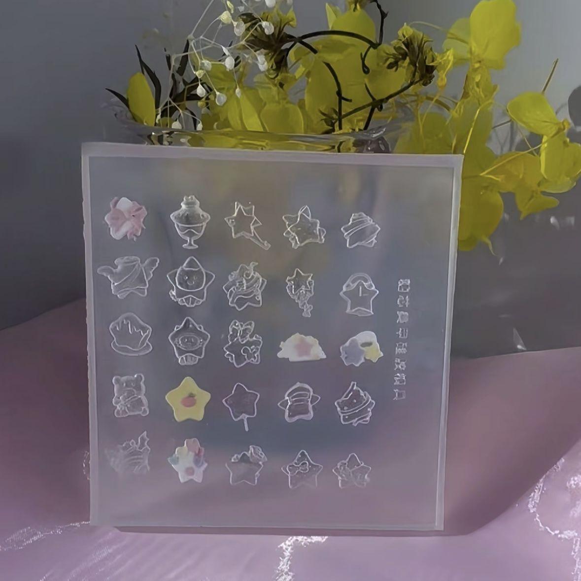 Unicorn Star Multi-Element Silicone Mold Wind Carved Wreath