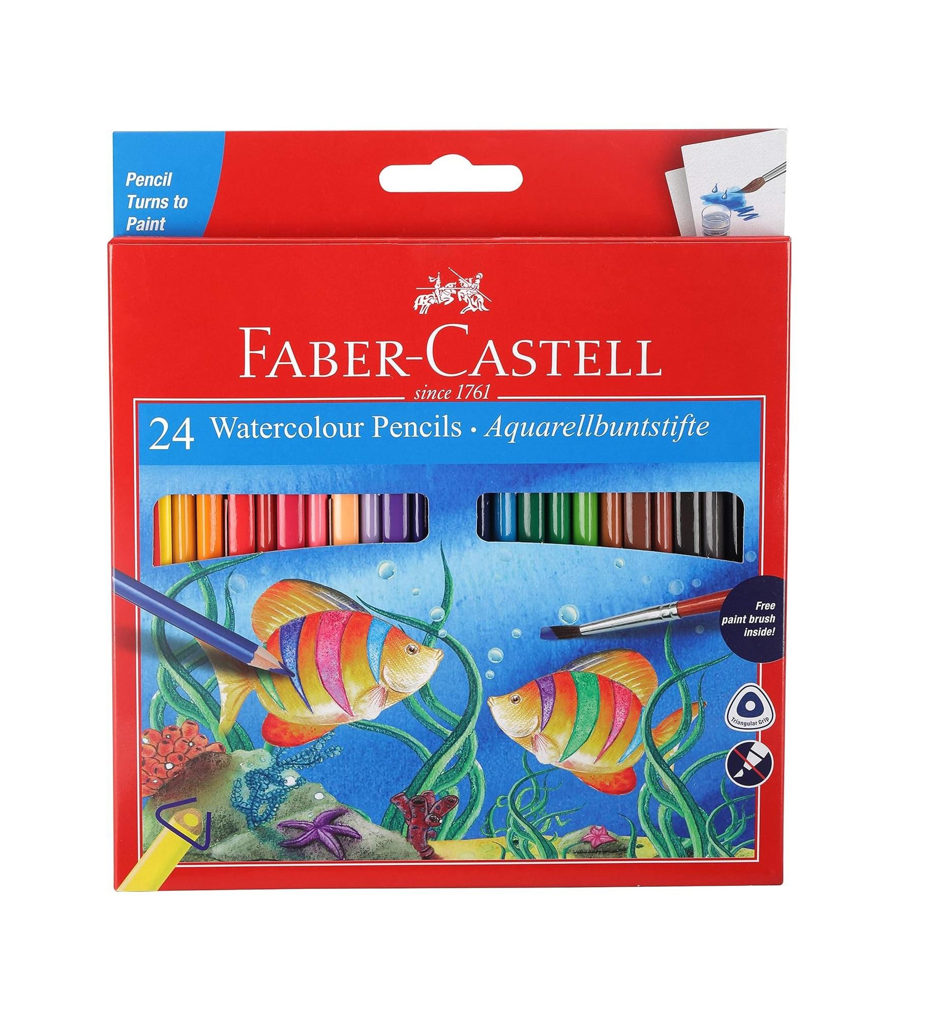 Faber-Castell Watercolor Pencils | 24 Pieces