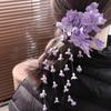 Fairy Wedding Headdress Elegant Flower Barrettes Temperament Bridal Headwear  Hair Jewelry
