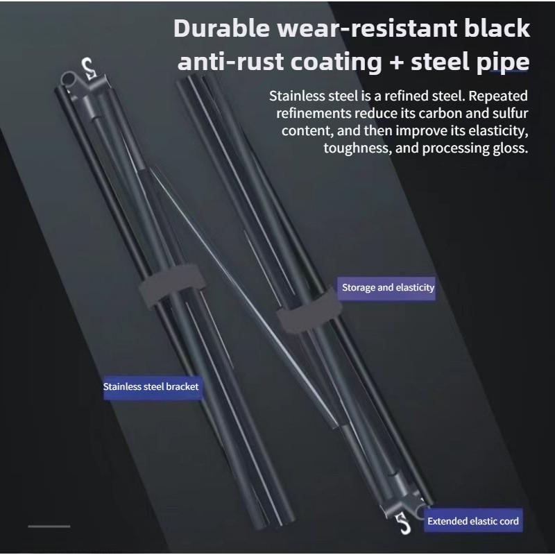 Foldable Height Adjustable Badminton Net Set Equipment Outdoor Portable Garden Beach Sports Tennis Practice Net Frame