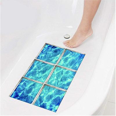 Art 3D Imitation Corrugated Pad Waterproof Twill Wall Sticker Bathtub Non-Slip Pad Waterproof Bathtub Sticker