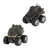 2Pc Kid Children Pull Dinosaur Figure Toy Tyrannosaurus & Backthorn