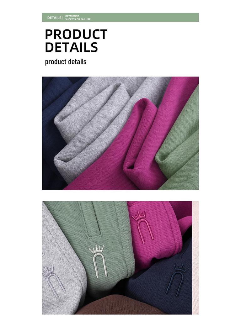 Women's Fleece-Lined Cotton Mom Pants: Warm, Loose Straight-Leg Sweatpants for Autumn & Winter 2025