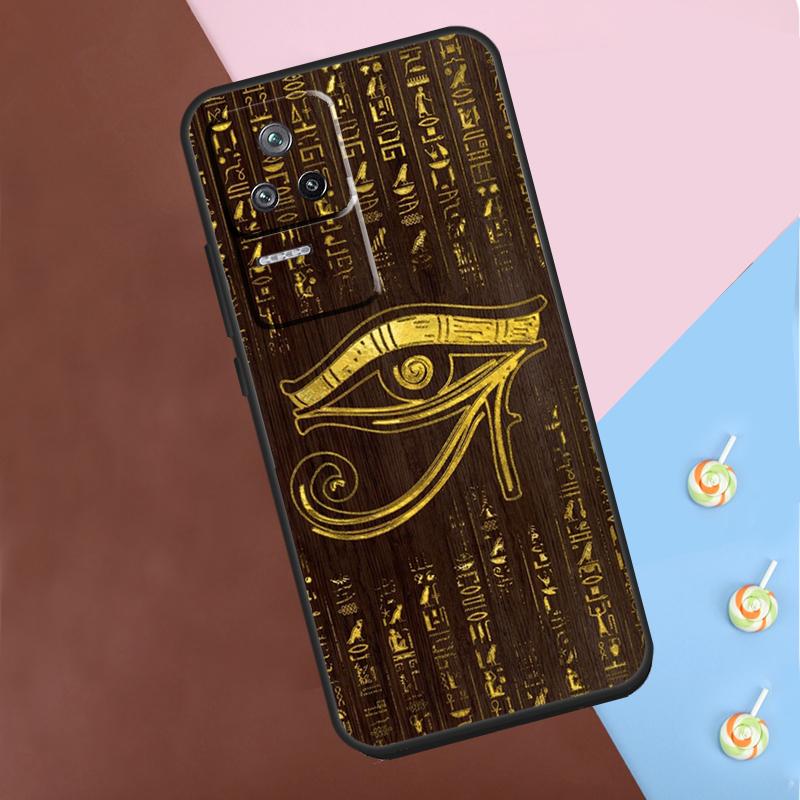 Sacred Eye of Horus Egypt Fresco Case For Xiaomi POCO M6 Pro X3 X5 X6 Pro F3 F5 M5s Mi 14 Pro 13 13T 11T 12T 12 Lite Cover