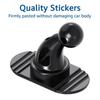 Universal 17mm Ball Head Sticky Base Car Phone Holder Dashboard Mount for Mobile Phone Stand Car Accessory