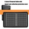 360 Pocket Coins Collecting Album and 36 Pocket Money Currency Storage Album Fireproof Zippered Coin Organiser Folder