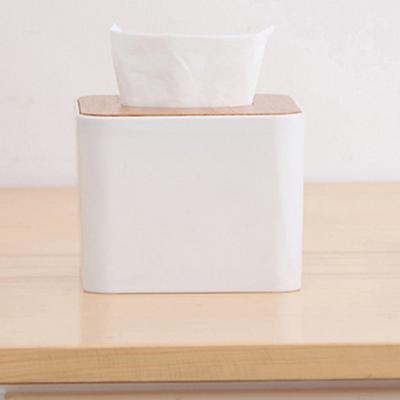 Krabice na ubrousky Pevná krabička na ubrousky z PP šetřící místo do obývacího pokoje