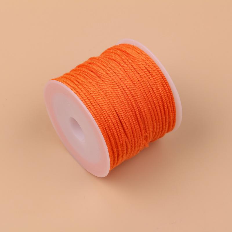 20m Multicolor Tie-Dyed Cotton Thread for DIY Moon Bodhi Bracelet