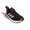 adidas Fortarun Breathable Low Top Kids' Running Shoes Black White Red Kids' FY7911