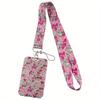New Fashion Flowers Neck Strap Vintage Lanyard for Key ID Card Gym USB Badge Holder DIY Hang Rope Phone Accessories