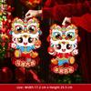 2Pcs 2026 New Year Fu Character Window Door Stickers Year of the Horse Spring Festival Decor Home Decoration