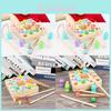 Wooden Magnetic Fishing Toy With Clip Beads For Childrens Educational Play