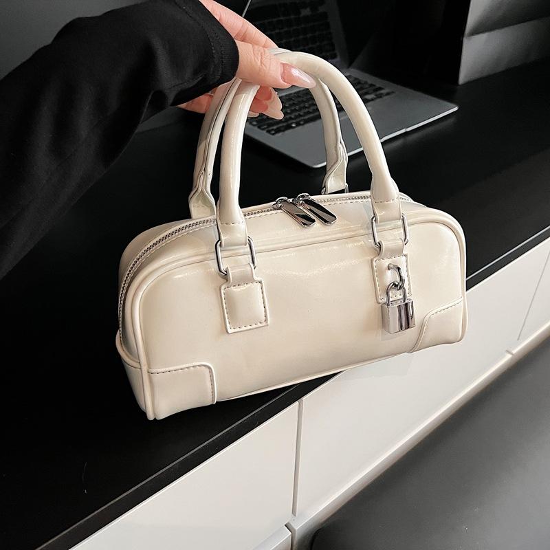 Niche Boston handbag bag women's 2025 new bowling pillow bag versatile shoulder messenger bag