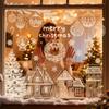 2025 Merry Christmas Wall Sticker Window Glass Merry Christmas Decor for Home Living Room Wall Decor 2026 Happy New Year Sticker