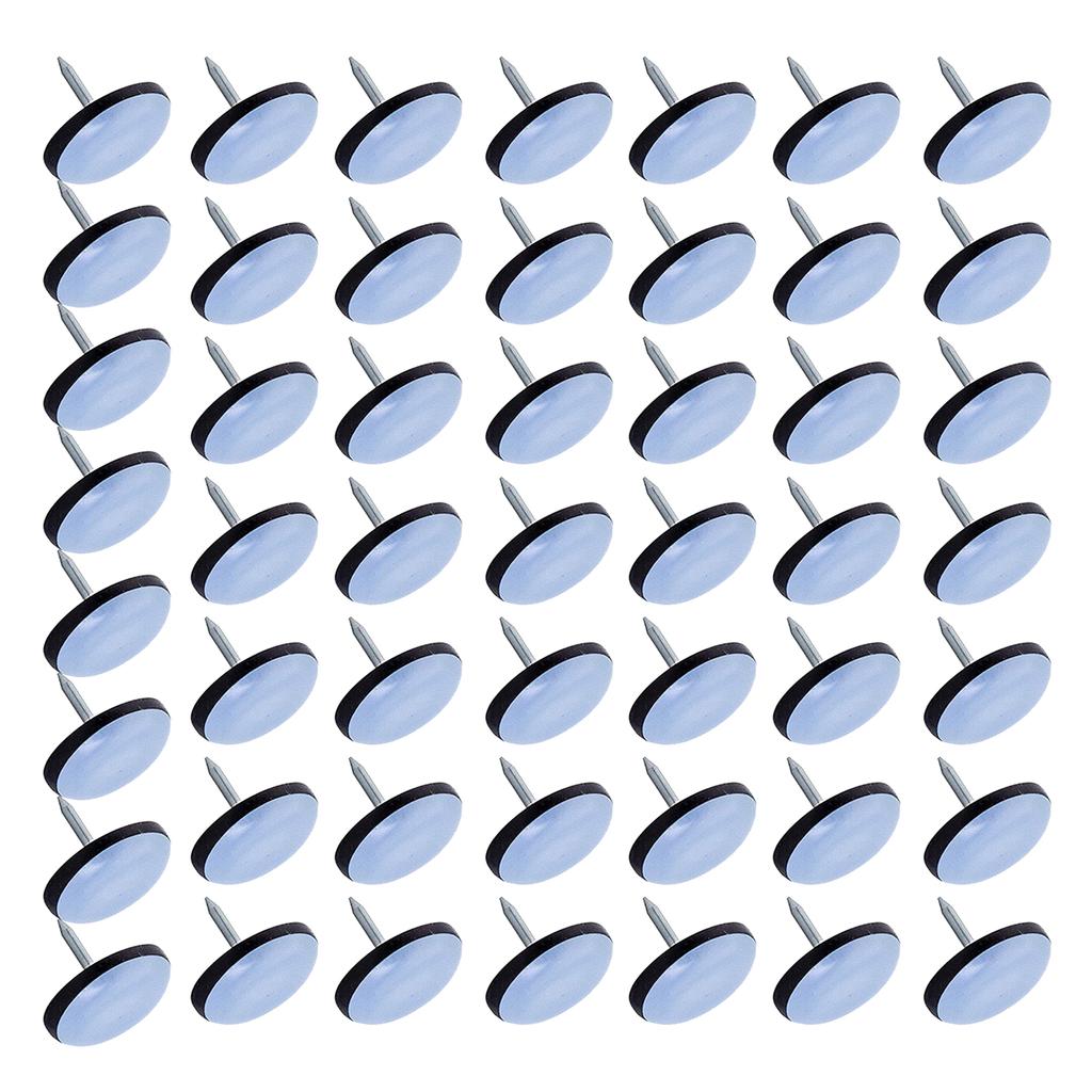 50Pieces Multipurpose Table Chair Foot Sliders Sturdy ABS Furniture Leg Pad Floor Protectors With Screws Designs