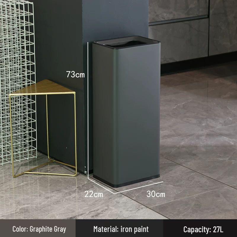 Stainless Steel Swing Lid Waste Bin