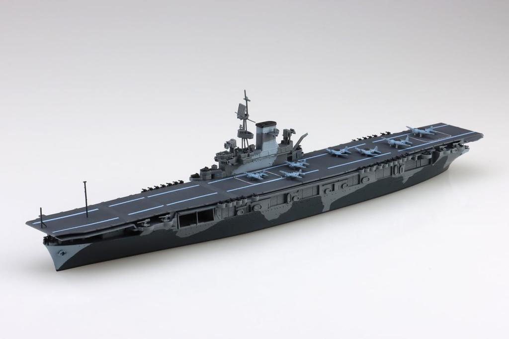Aoshima Bunka Kyozai Waterline US Navy Aircraft Carrier Wasp Scale Plastic Model (AOSHIMA) 1/700