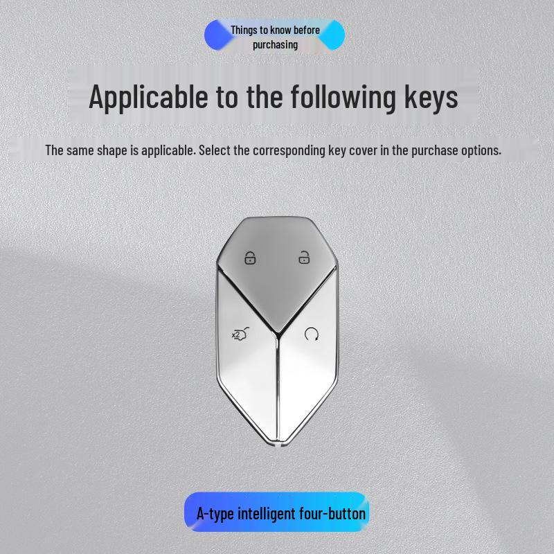 2024 BYD Leopard 5/8 Key Fob Protective Shell for Men - Full Coverage Remote Control Case