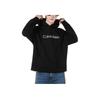 Calvin Klein Minimalist Logo Print Hoodie Men Tops Black 40HM231-BAE