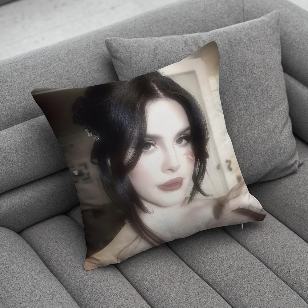 Singer LLana Del Rey Pillow Case Soft Cushion Cases for Farmhouse Sofa Decor Home Decorations and Protector