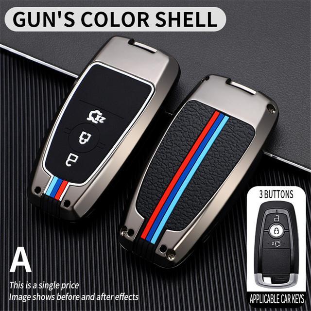 Car Key Case for Ford Fusion Mustang Explorer F150 Edge Mondeo Mk5 Focus Mk4 2019 2020 2021 Covers