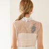 Girl Lace White Fake Collar for Women Casual High Neck Sweater Blouse Detachable Collars Ladies False Collar Neck Tie Decorative
