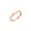 Tirrlirr 14K Pink Gold Love Box Women'S Couple Ring Trjk4P00074L