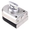 Glass Door Floor Lock Single Bolt Keyless Anti-Theft Locks Door Slide for Latch