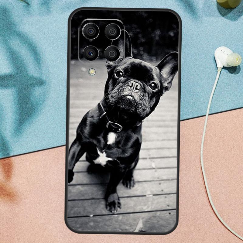 Funny french bulldog Case For Samsung Galaxy M15 M35 M55 M56 M36 M16 M31 M21 M13 M33 M53 M12 M32 M52 M14 M34 M54