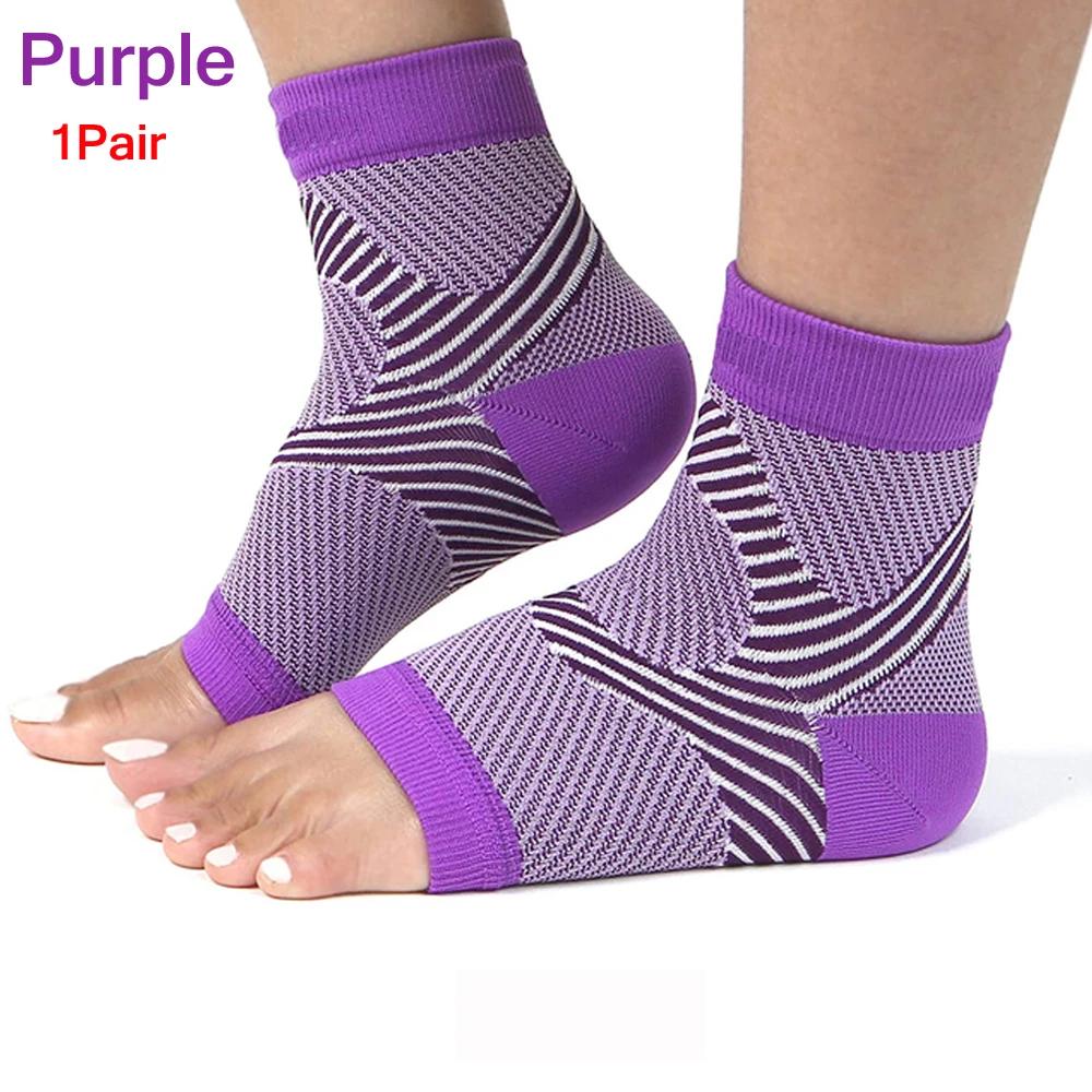 Langlebig und sicher 1 Paar Sport-Knöchelbandage Kompressions-Fasziitis-Socken Ärmel Fuß- und Fußgewölbeunterstützung. Fersenschmerzen Achillessehnenentzündung Linderung