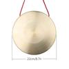 Címbalos de Gongo de Mão de 22cm Latão Cobre Capela Ópera Instrumentos de Percussão com Martelo de Toque Redondo